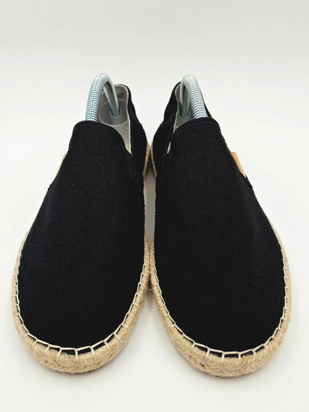 Olukai Kaula Pa'a Kapa Black Convertible Espadrille Sandals Shoes Women's Size 9